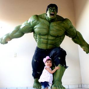 Esculturas de Personajes de Películas de Marvel de Alta Calidad, Escultura de <span class=keywords><strong>Hulk</strong></span> de Fibra de Vidrio de Personaje de Anime Clásico Grande - Product Image 2