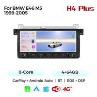 MEKEDE H2 H4 H6 Pantalla de Audio para Auto, Reproductor Multimedia con Carplay, Navegación DVD, 10.26 Pulgadas para BMW E46 M3 1999-2005