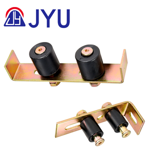 Support de rouleau en nylon robuste, rail en acier, poulie pour application de <span class=keywords><strong>porte</strong></span>, roulement fluide, conception chinoise, installation durable par vis - Product Image 5