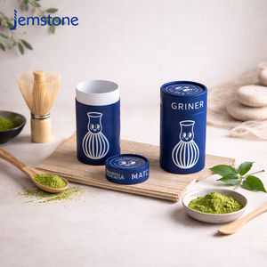 Printed Eco-friendly <b>Spice</b> Salt Matcha Powder Whisk Cardboard Tube Cylinder <b>Packaging</b> Food Grade Herbal Tea Paper Tube <b>Packaging</b> - Product Image 4