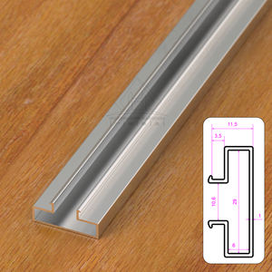 Desain baru Slatwall aksesoris Slot profil saluran aluminium - Product Image 2