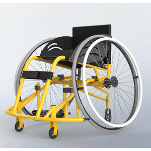Fauteuil roulant de basketball ultra-léger en aluminium de 26 pouces à dégagement rapide pour entraînement sportif et compétition athlétique - Product Image 4