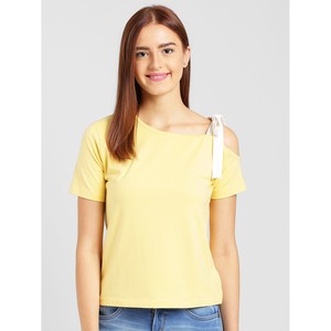 Camisetas de estilo tie de un hombro para mujer, camisas de manga corta de tela ultrasuave, estilo bonito para mujer con servicio de impresión personalizado - Product Image 1