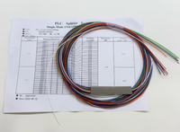 Répartiteur optique FBT, coupleur asymétrique 1:2, 50/60, 40/70, 30/20, 80/90, 10, FTTH, distribution inégale 1:2, tube en acier mini 0,9 mm