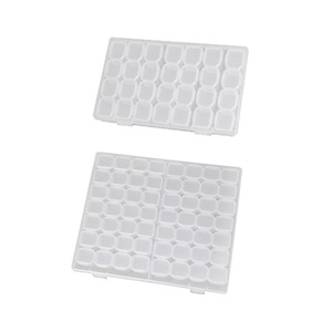 Jewelry <b>Storage</b> <b>Box</b> 56 Compartments Transparent PP Plastic Desktop Organizer For <b>Small</b> Accessories And Jewelry - Product Image 5