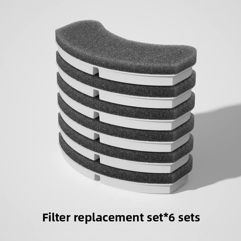 black Filter element (6 pieces)