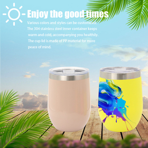 Vaso Térmico de Acero Inoxidable de Doble Pared de 12oz, Ecológico, para Viaje, Cambia de Color, Sublimable, al por Mayor - Product Image 2