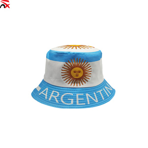 Sombrero de Pescador con Estampado de Fanático del Fútbol 2026, Bandera de <span class=keywords><strong>Argentina</strong></span>, Canadá, Sombrero para el Sol con Bandera de Paraguay para Animar en Eventos Deportivos - Product Image 1