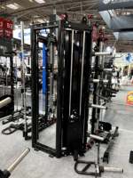 TZ-Q1080 Rack de musculation tout-en-un commercial, machine de musculation multifonctionnelle Smith Squat Rack pour usage domestique