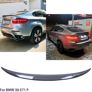 Aileron de coffre arrière en fibre de carbone nid d'abeille style P pour E71 2007-2014 - Product Image 2