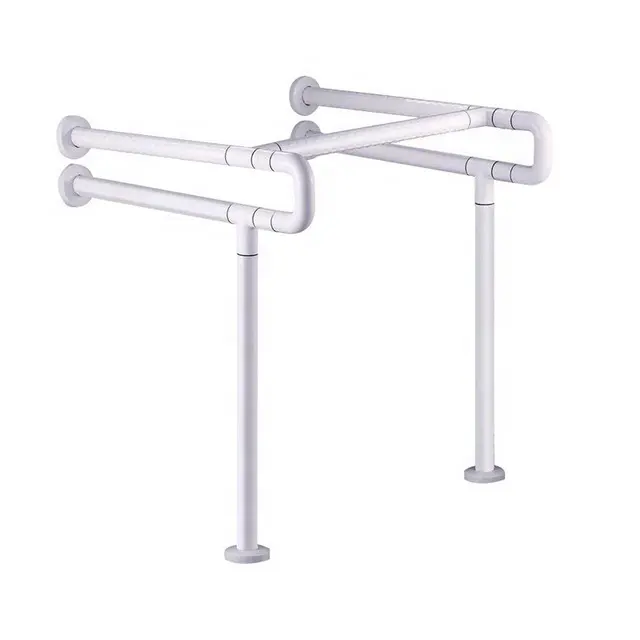 Bathroom accessories urinal handrails disabled elderly nylon stainless steel toilet Safety Grab rail bar