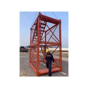 Bridge Construction Safety Ladder Cage Construction Cover Beam Platform Box Type Safety Ladder Cage Heavy Safety Climb