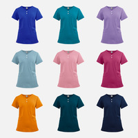 Tenues d'infirmière neuves d'usine, avec poches cargo médicales, coupe classique, haut et pantalon de jogging slim, tailles plus grandes, ensembles d'infirmière personnalisés et tendance