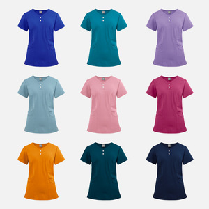 Tenues d'infirmière neuves d'usine, avec poches <span class=keywords><strong>cargo</strong></span> médicales, coupe classique, haut et <span class=keywords><strong>pantalon</strong></span> de jogging slim, tailles plus grandes, ensembles d'infirmière personnalisés et tendance - Product Image 6