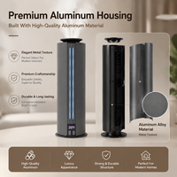 Diffuseur d'arômes intelligent rechargeable, diffuseur d'huiles essentielles Bluetooth avec boîtier en aluminium de qualité supérieure, technologie d'atomisation à froid