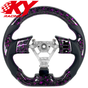 Volant de direction sport en fibre de carbone forgé sur mesure pour Nissan 350z 2004-2006, compatible avec 370z 400z FX35 FX45 GTR - Product Image 1