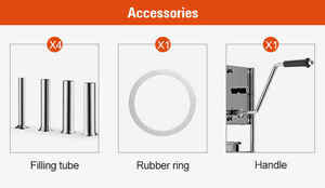 New điện công nghiệp stuffer gà Xúc Xích Máy làm nhỏ dọc thương mại tự động xúc xích điền máy - Product Image 4