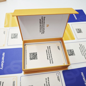Cartes <span class=keywords><strong>de</strong></span> conversation personnalisées Boîte magnétique Différentes cartes et tailles Cartes <span class=keywords><strong>de</strong></span> questions <span class=keywords><strong>Jeu</strong></span> <span class=keywords><strong>de</strong></span> cartes amusant pour les fêtes - Product Image 5