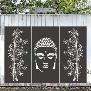 Paneles Decorativos de Metal para Jardín, Cortados con Láser, Duraderos, para Todas las Estaciones, Valla de Privacidad, Arte de Paisaje, Rejillas, Precio de Fábrica - Product Image 2
