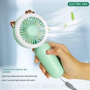 Nouveau mini ventilateur de poche avec lumière nocturne, USB, électrique, rechargeable, petit ventilateur de bureau portable avec batterie au lithium - Product Image 4
