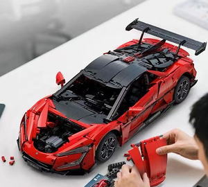 Cada C64011W 1:8 BYD Yangwang U9 Supersportwagen Geschenk für Kinder YunXian-X Tanzender Baustein MOC DIY Klemmbaustein - Product Image 1