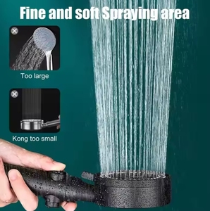 Pommeau de <span class=keywords><strong>Douche</strong></span> Mural en Plastique ABS Haute Pression, Écologique, Économiseur d'<span class=keywords><strong>Eau</strong></span>, Finition Chromée, Débit Réglable, Robinet de Salle de Bain - Product Image 6