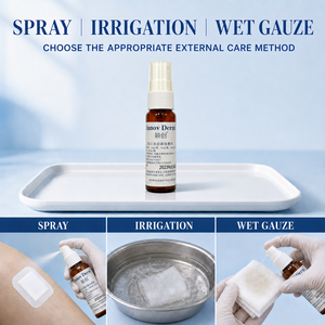 Spray nettoyant pour plaies Innov <span class=keywords><strong>Derm</strong></span>, pour soins externes des plaies, irrigation et gaze humide - Product Image 4