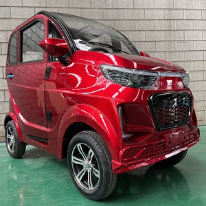 Voiturette électrique noire et rouge, petite voiturette fermée, scooter de mobilité à basse vitesse pour usage quotidien, nouvelle mini-voiture fabriquée en Chine - Product Image 4