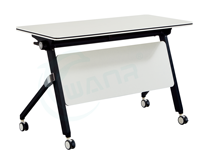 Structure en acier avec cadre en alliage d'aluminium Chaise de bureau de formation pliante et base de table de conférence pour l'école, le bureau et le réseau de livres