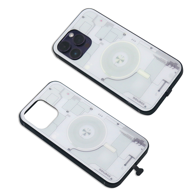 Sound-activated Flash Sound-sensitive Music Rhyme Sensor Illuminated Light Display Different Colors Phone case