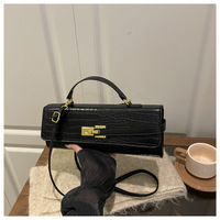Sac fourre-tout de luxe pour femme avec fermoir de marque, sac à main haut de gamme grande capacité, sacs bandoulière tendance, sac à épaule exquis