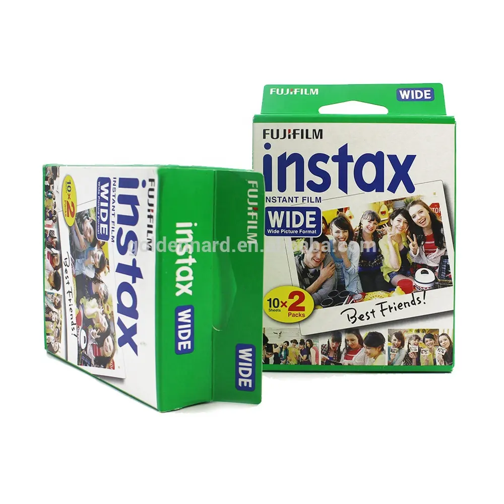 Fujifilm instax Wide Instant Film, 20 exposiciones, blanco, nuevo embalaje