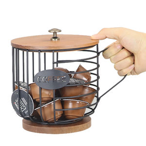 2024 nouveau support d'organisateur de stockage de dosettes de Capsule café Capsule <span class=keywords><strong>Dolce</strong></span> <span class=keywords><strong>Gusto</strong></span> boîte de panier de <span class=keywords><strong>rangement</strong></span> et porte-gobelet K - Product Image 2