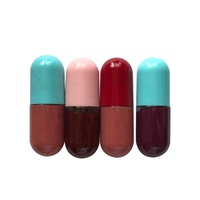 Lipstik Cair Matte Mineral Tahan Air dengan Pigmentasi Tinggi, Kapsul, Dilengkapi Tabir Surya & Fitur Melembapkan, Laris Terjual