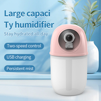 Mignon mini humidificateur d'air à ultrasons lumière LED diffuseur de flamme Simulation de voiture diffuseur d'arôme d'huile essentielle pour la maison hôtel USB