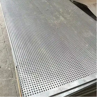 Grillage métallique perforé haute résistance, direct usine, 8mmx8mm, épaisseur 2mm, résistant aux intempéries, en acier galvanisé pour extérieur