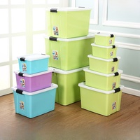 Boîte de rangement à roulettes en PP de qualité alimentaire avec couvercle, organisateur de vêtements épaissi pour placard de chambre d'hôtes et rangement de literie domestique