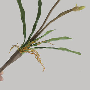 รองเท้าแตะรูปเทพธิดาประดับดอกกล้วยไม้ประดิษฐ์แบบใหม่ ดอกไม้ประดิษฐ์ 2 หัว ปาฟิโอเปดิลัม สำหรับตกแต่งงานแต่งงาน - Product Image 3