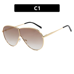 Châu Âu Mỹ thí điểm Kính mát với khung lớn mới hợp thời trang dù để che nắng cho nhiếp ảnh đường phố cá tính lớn quá khổ - Product Image 6