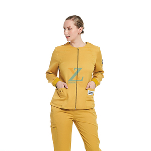 Ensemble deux pièces pour femmes : Blouse zippée et pantalon de jogging – Tenue médicale pour infirmières et médecins - Product Image 5