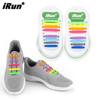 Irun lacet en caoutchouc sans cravate lacets de chaussures en silicone élastiques imperméables baskets lacets sans cravate paresseux rapide au revoir lacets de chaussures