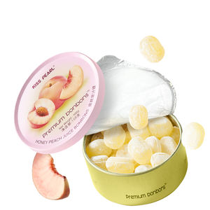 Kiss Pearl Brand Premium Bonbons Agregue jugo real Fruta Multi-Sabor Caramelo duro Caramelos bajos en grasa - Product Image 4