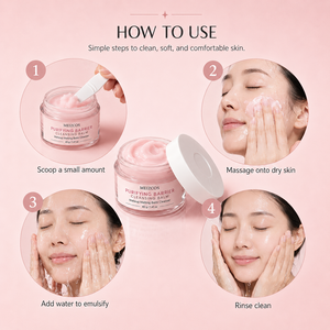 Baume Nettoyant Rose Marque Blanche 40g – Démaquillant Doux Baume-à-Huile pour le Visage – Hydratation Confort Quotidien - Product Image 5