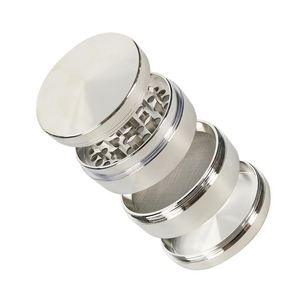 Nuevo Molinillo Manual de Hierbas, Diámetro 46 mm, Tres Capas con Tanque de Almacenamiento, Aleación de Aluminio con Triturador de Cerámica - Product Image 5