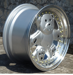 Fonyee pour Ronal URS Teddy Bear 15 pouces 15x8 4x10 0/114.3 Deep Dish Concave 4 trous de roue Huecos alliage roues de voiture <span class=keywords><strong>jantes</strong></span> automatiques - Product Image 5