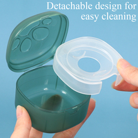 Étui à sucette en plastique transparent SUNSHING, sans BPA, boîte à sucette pour bébé, boîte de rangement pour tétine, support de sucette en silicone pour nouveau-né