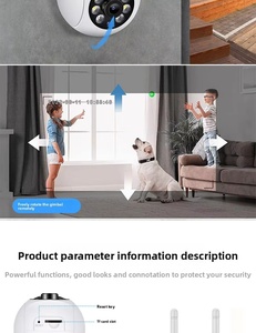 A7 Full Color Night Vision Security Monitor 10x Optical CMOS Indoor Outdoor Two-Way Intercom Wireless HD <b>Wifi</b> Small <b>Camera</b> - Product Image 4