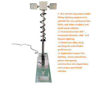 TY-CFW DC 12V IP65 xe Roof-Mounted LED tháp ánh sáng 1.8m Kính thiên văn mast 40000lm cao-đầu ra khẩn cấp cứu hộ ánh sáng cho lửa - Product Image 4