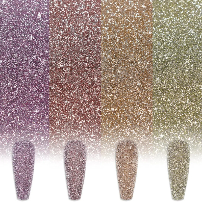 Laser Glitter Flakes Powder Christmas Decoration