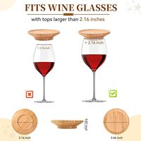 Verre à vin Charcuterie Topper Verre à vin Topper Sous-verres Assiette Verre à vin Charcuterie Board Topper pour les réunions de famille